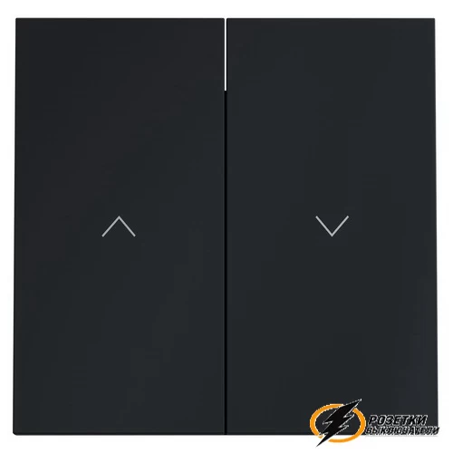 Накладка выключателя жалюзи Voltum S70 графит VLS002506