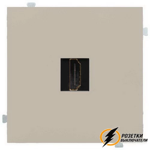 Розетка HDMI Rikett латте