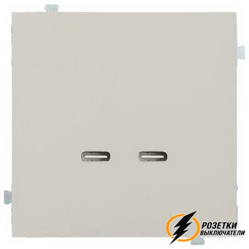 Зарядка USB 2 порта C+C 60Вт Rikett лен