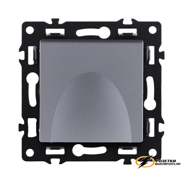 Розетка с крышкой ip41 16а 250в Kollinger Asthetik серая