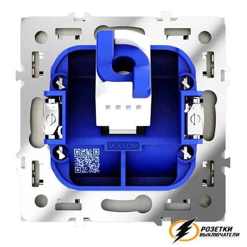 Розетка компьютерная rj45 rj45 cat 6 Voltum S70 шелк VLS060103