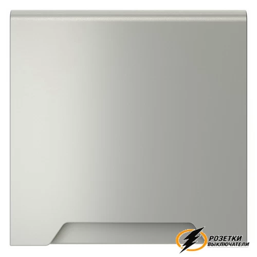 Накладка розетки с крышкой IP40 Voltum S70 сталь VLS000804