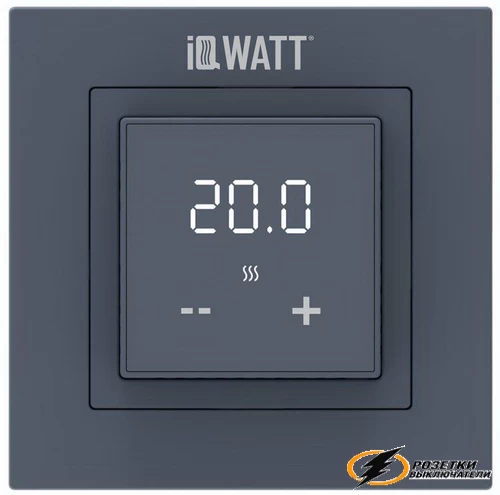 IQ Watt терморегулятор электронный графит