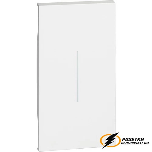Накладка для выключателей 2 модульная K4001C, K4003C, K441C Living Now белая