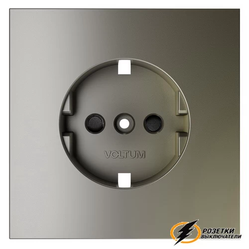 Накладка розетки со шторками Voltum S70 шелк VLS000703