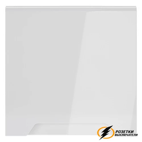 Накладка розетки с крышкой IP40 Voltum S70 белая глянцевая VLS000800