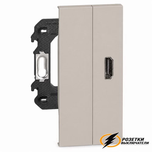 HDMI розетка Living Now песочная