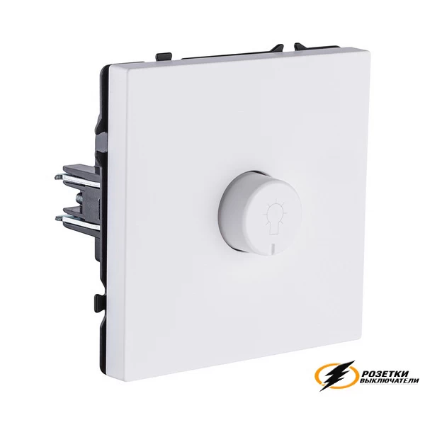 Диммер поворотнй LED 5-200Вт Kollinger Eclipse белый