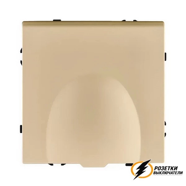 Розетка с крышкой IP41 16а 250в Brionilux Z золото матовое