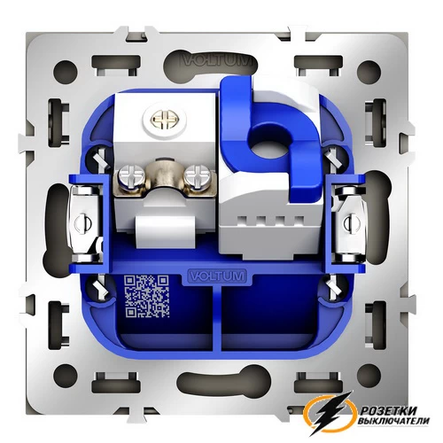 Розетка тв и интернет Voltum S70 кашемир VLS060702