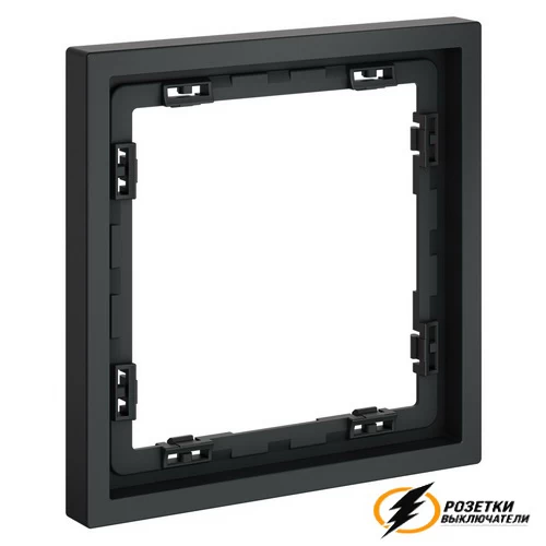 Рамка 1 местная Voltum S70 графит VLS100106