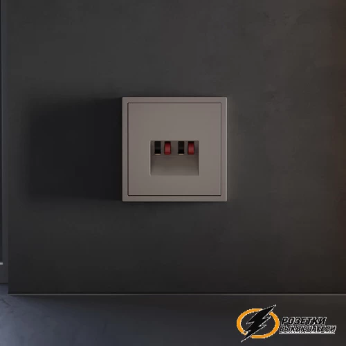 Накладка аудио розетки Voltum S70 капучино VLS001513