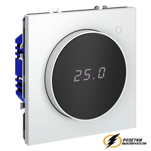 Терморегулятор электронный Voltum S70 белый матовый VLS070101