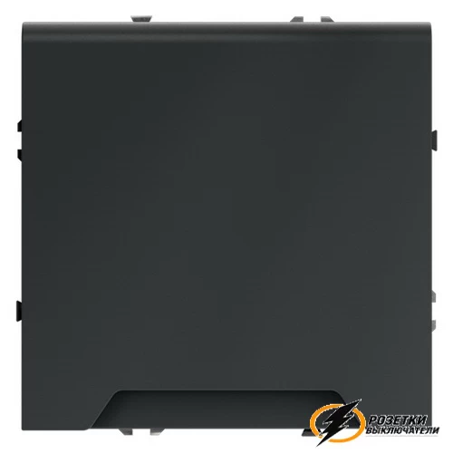 Розетка с крышкой ip40 16а 250в Voltum S70 графит VLS040306