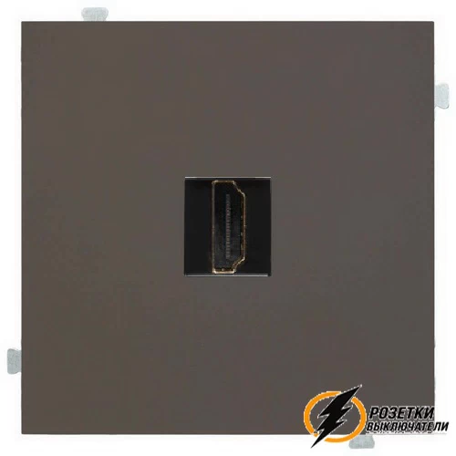 Розетка HDMI Rikett капучино