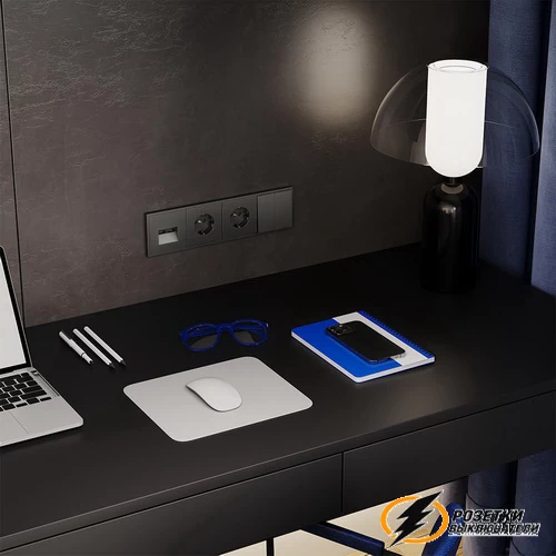 Рамка 4 местная Voltum S70 титан VLS100405