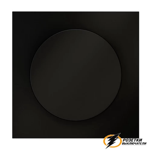 Накладка для диммера Voltum S70 черная VLS002007