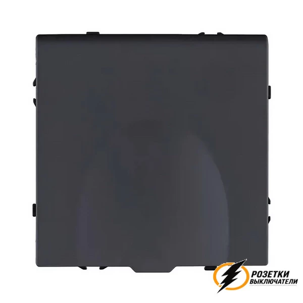 Розетка с крышкой IP41 16а 250в Brionilux Z черная матовая