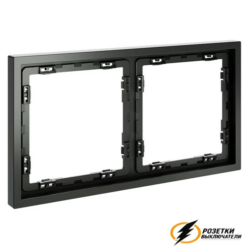 Рамка 2 местная Voltum S70 титан VLS100205
