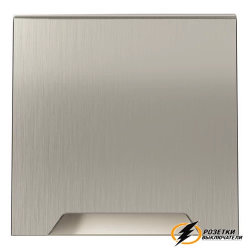 Накладка розетки с крышкой IP40 Voltum S70 Metal никель VLSM000810