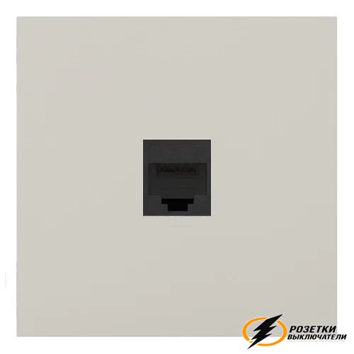 Розетка компьютерная rj45 cat 6e Rikett лен