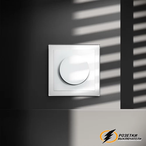 Диммер LED 5-300 Вт, 600Вт Voltum S70 белый глянцевый VLS070300