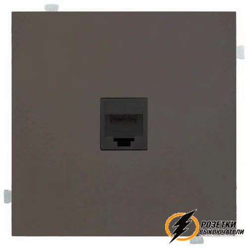 Розетка компьютерная rj45 cat 6e Rikett капучино