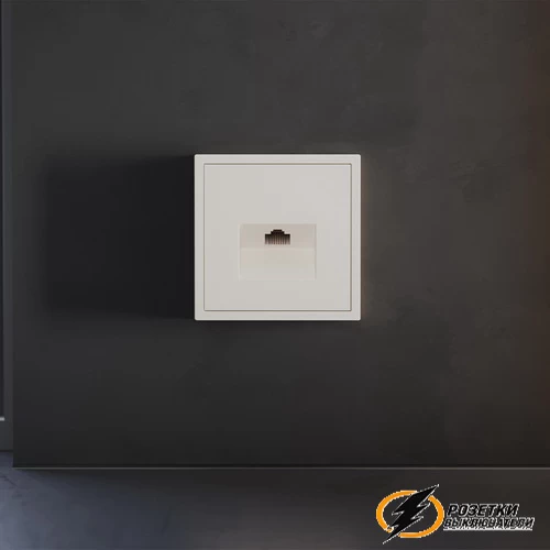 Накладка компьютерной розетка Voltum S70 хлопок VLS001312