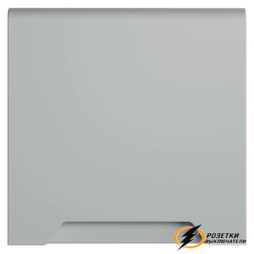 Накладка розетки с крышкой IP40 Voltum S70 серая VLS000815
