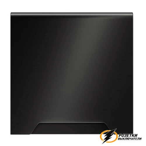 Накладка розетки с крышкой IP40 Voltum S70 Metal антрацит VLSM000811
