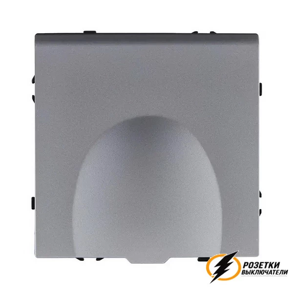 Розетка с крышкой IP41 16а 250в Brionilux Z серая матовая