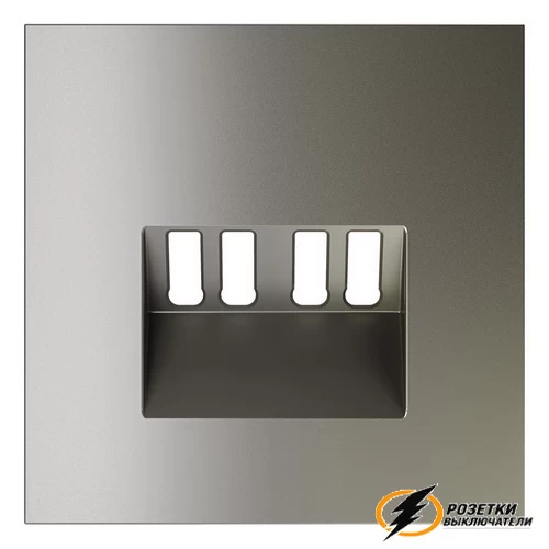 Накладка аудио розетки Voltum S70 шелк VLS001503