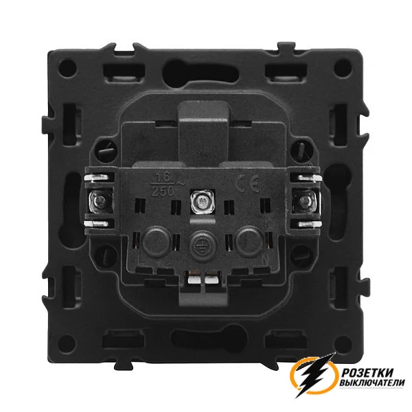Розетка с заземлением и шторками 16а 250в Brionilux G кашемир матовая
