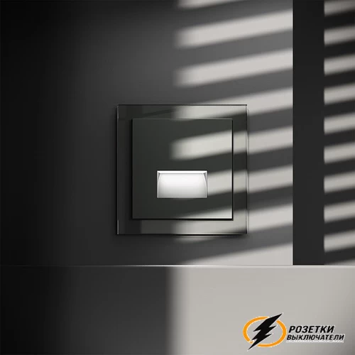 Подсветка ступенек Voltum S70 титан. VLS070605