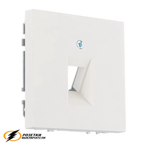 Накладка для HDMI, TV, RJ45 - 1 механизм Liregus Modern молочная