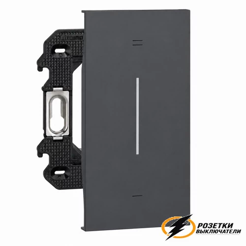 Диммер проходной кнопочный LED 0-150 Вт, 110-240 Вт Living Now черный