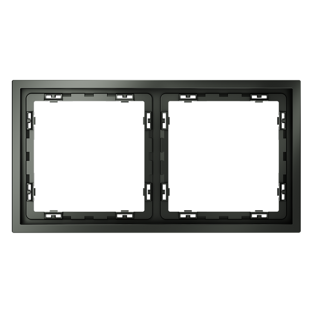 Рамка 2 местная Voltum S70 титан VLS100205