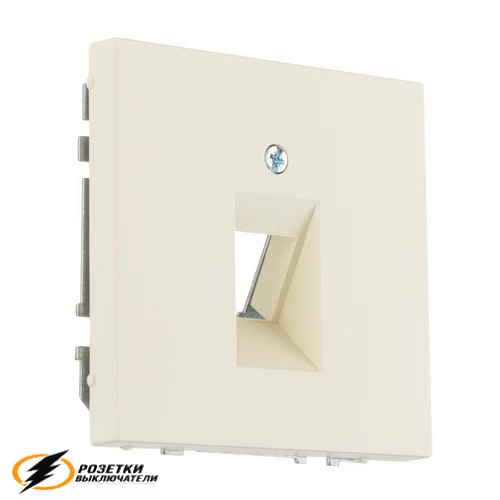 Накладка для HDMI, TV, RJ45 - 1 механизм Liregus Modern бежевая