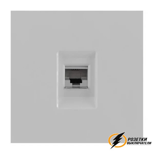 Накладка розетки телефонной rj11 Brionilux Z жемчуг матовая