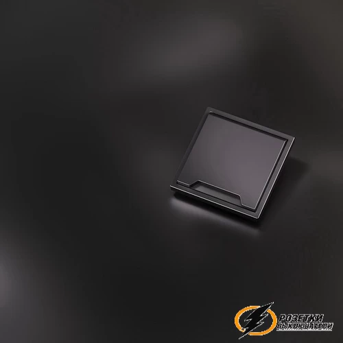 Накладка розетки с крышкой IP40 Voltum S70 Metal антрацит VLSM000811