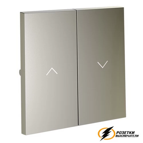 Накладка выключателя жалюзи Voltum S70 шелк VLS002503