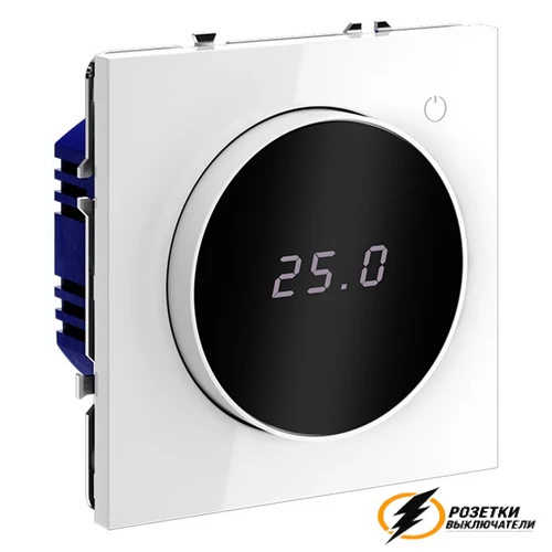 Терморегулятор электронный Voltum S70 белый глянцевый VLS070100