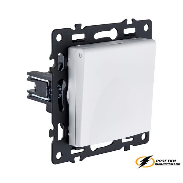 Розетка с крышкой ip41 16а 250в Kollinger Asthetik белая матовая