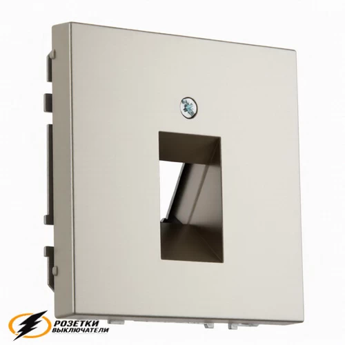 Накладка для HDMI, TV, RJ45 - 1 механизм Liregus Modern шампань