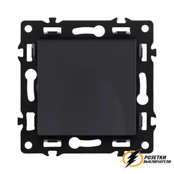 Розетка с крышкой IP41 16а 250в Brionilux G черная матовая