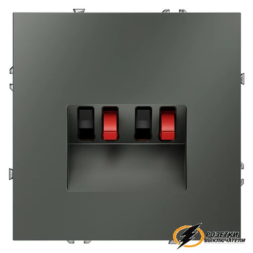 Аудио розетка Voltum S70 титан VLS060305