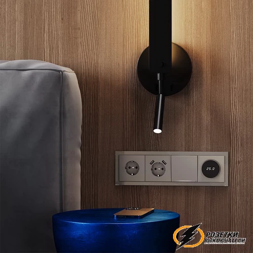 Рамка 4 местная стекло Voltum S70 шелк VLS110403