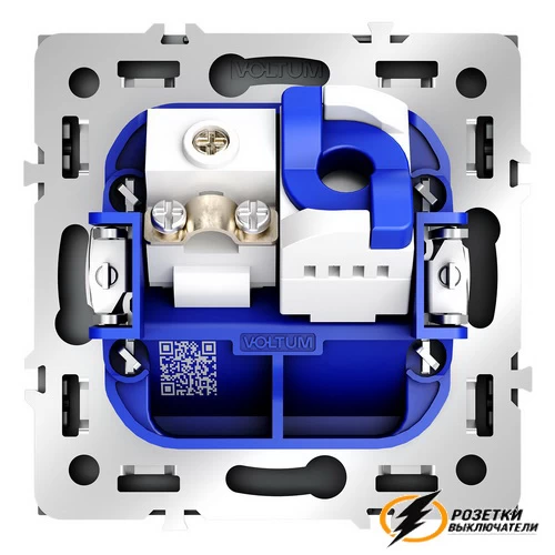 Розетка тв и интернет Voltum S70 графит VLS060706