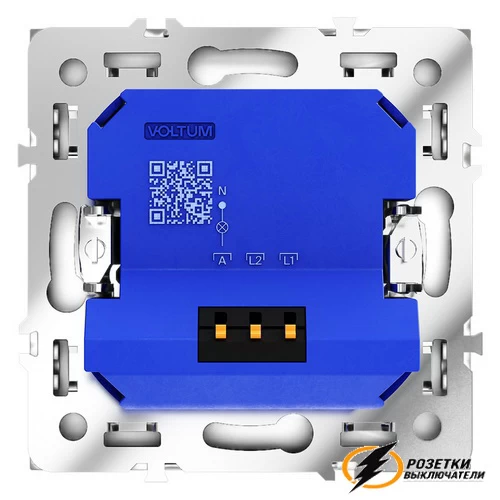 Диммер LED 5-300 Вт, 600Вт Voltum S70 белый матовый VLS070301