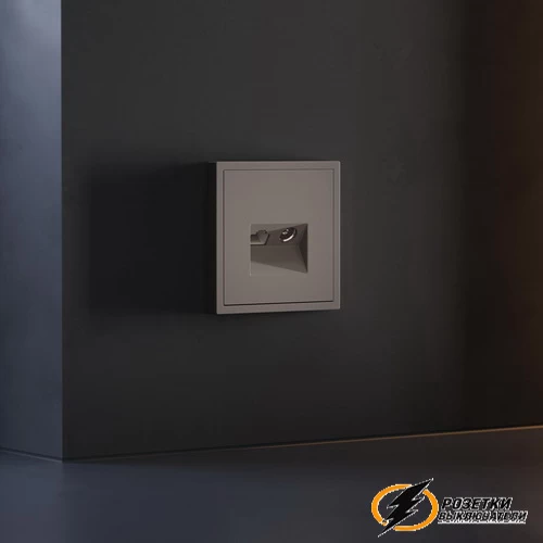 Накладка тв+интернет розетки Voltum S70 капучино VLS002713